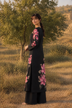 Midnight Blossom Long Top